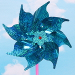 Ветрячок «Лазурный цветок», 42 см,d=18 см, микс