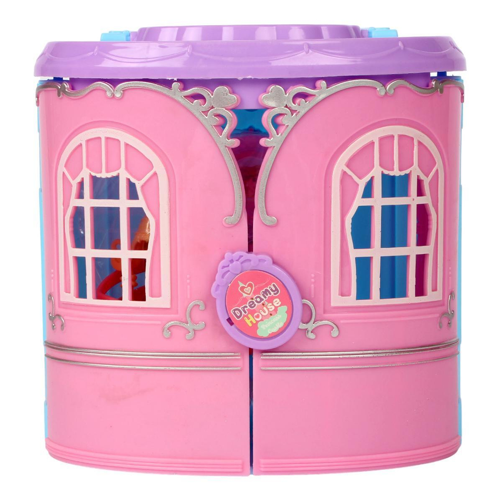 Дом для куклы с фигуркой и мебелью, коробка 6600-15