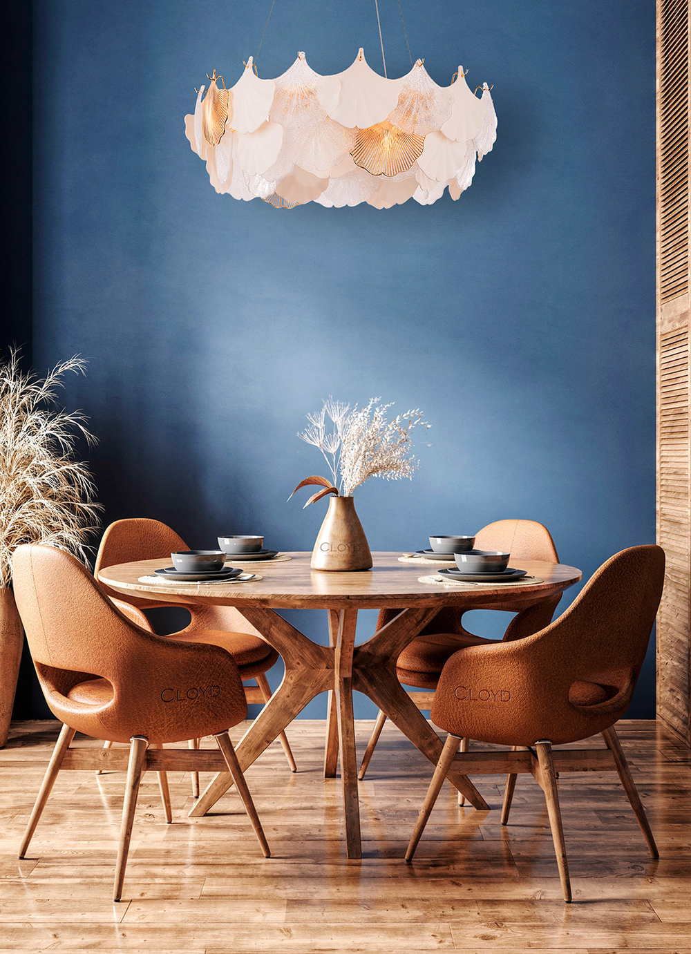 Люстра Cloyd POLYNESIA C8 / Ø65 см - золото (арт.10433)