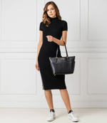 кожаная сумка-шопер jet set item Michael Kors - черный(30F2GTTT8L)