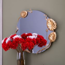 Зеркало настенное Monstera Deliciosa (Монстера) Амбер