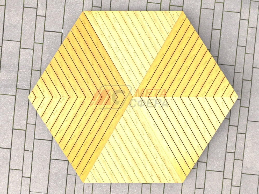 Лежак HEXAGON 02