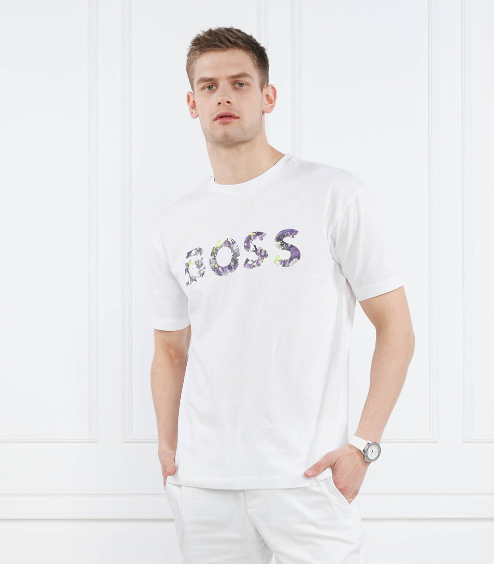 Футболка LOTUS BOSS GREEN - белый(50488802)