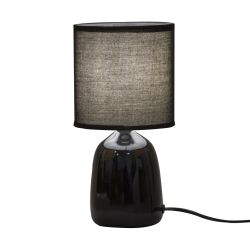 UML-B305 E14 BLACK Светильник настольный декоративный под лампу Е14. 40W. Механический выключатель. Черный. ТМ Uniel