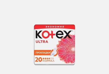 KOTEX ПРОКЛАДКИ ГИГИЕНИЧ  ULTRA НОРМАЛ СЕТЧ 20 ШТ *16