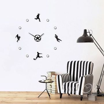 Настенные 3D часы Футбол