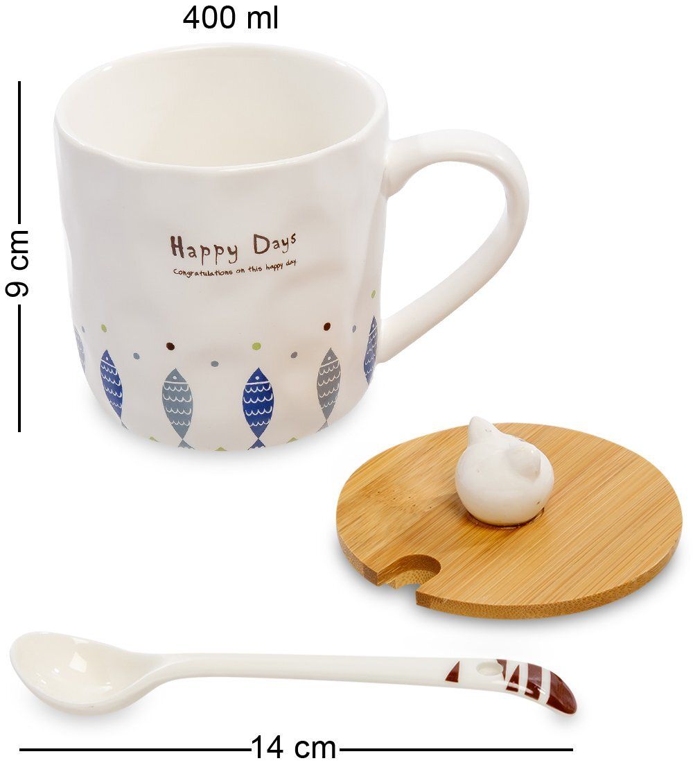 MUG-122/4 Кружка «Котик - день удался»