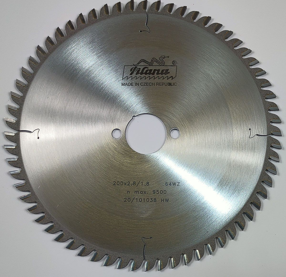 Пила дисковая TCT "Pilana" 200x2.8/1.8x30 z64 91 WZ