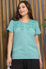 Блуза Лейла (оливковая) Б13333-20М LT Collection