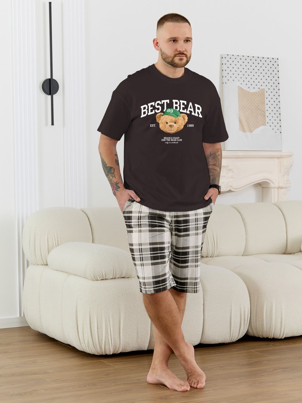 Костюм мужской Мишель-7 Виотекс КОРИЧНЕВЫЙ