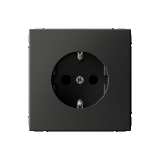 Розетка ArtGallery 16А с заземл. со шторками быстрозажим. клем. механизм базальт SE GAL001445S