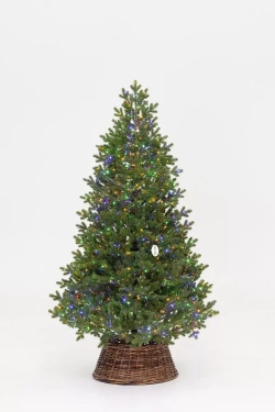 Искусственная елка Измайловская 270 см., 100% литая хвоя, 2400 мульти LED ламп, 10 режимов, ЕлкиТорг (57270)