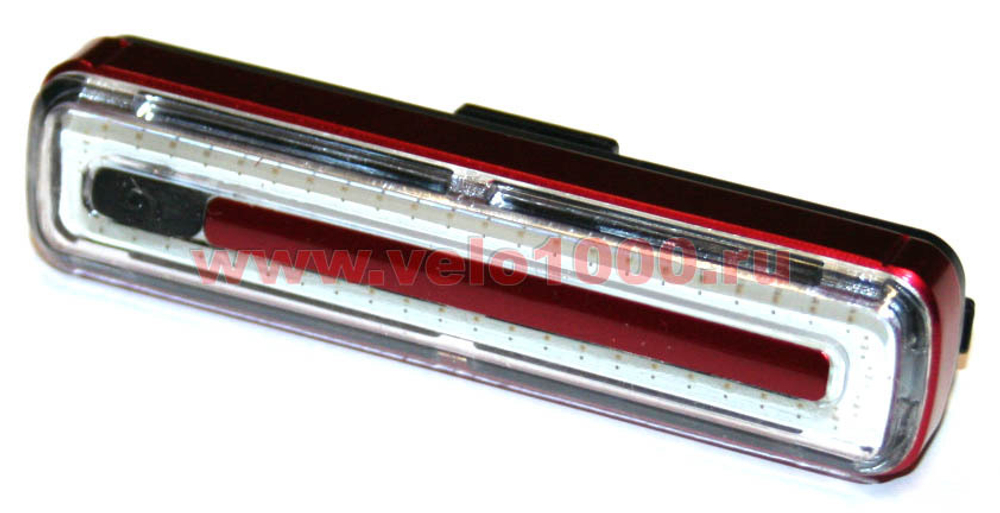 Фонарь задний 60 Lm, 52 COB, 3 режима, USB зарядка аккум 800 мАч. NELC-2271