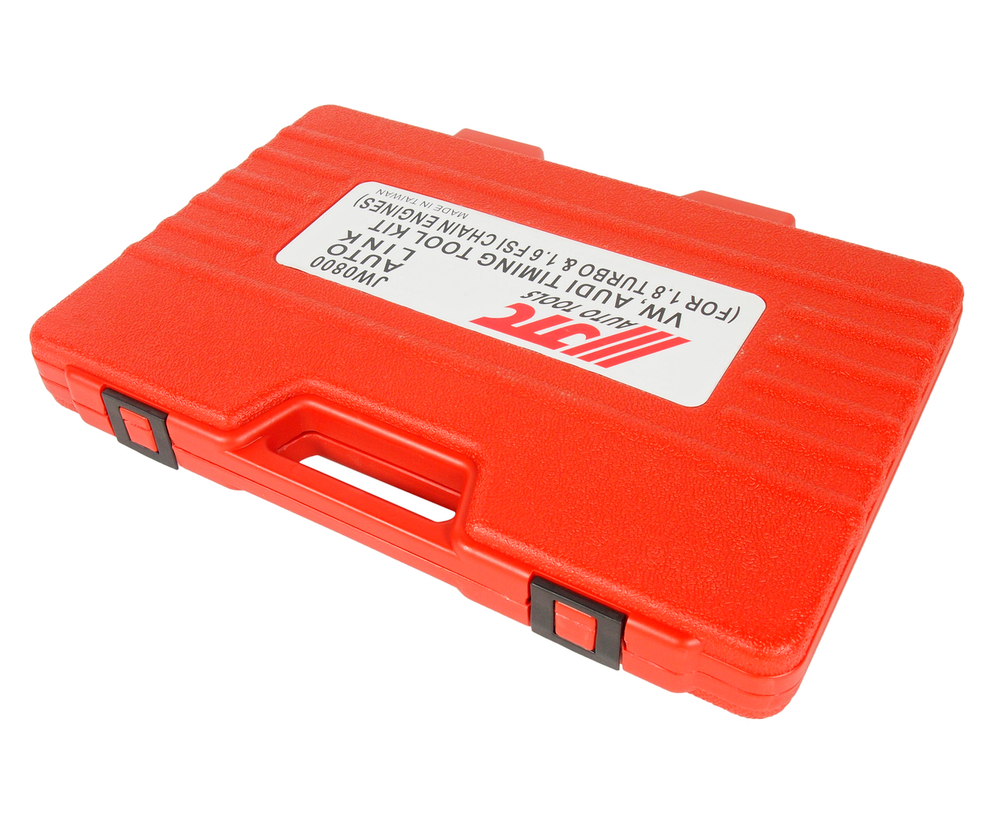 JTC-JW0800 - Набор фиксаторов распредвала для установки фаз ГРМ (VW AUDI 1.6 FSI,TFSI/1.8 T) JTC - 
Применение: Фольскваген (Volkswagen), Ауди(Audi) с двигателями 1.6 FSI/TFSI, 1.8T.
Габаритные размеры (ДхШхВ):440х315х55 мм
Вес:3517 гр.