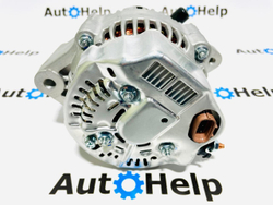 Генератор DAL037 27040-54440, 27040-54670 2L, 3L, 5L 12V 70A вакуумник передний, овальная фишка