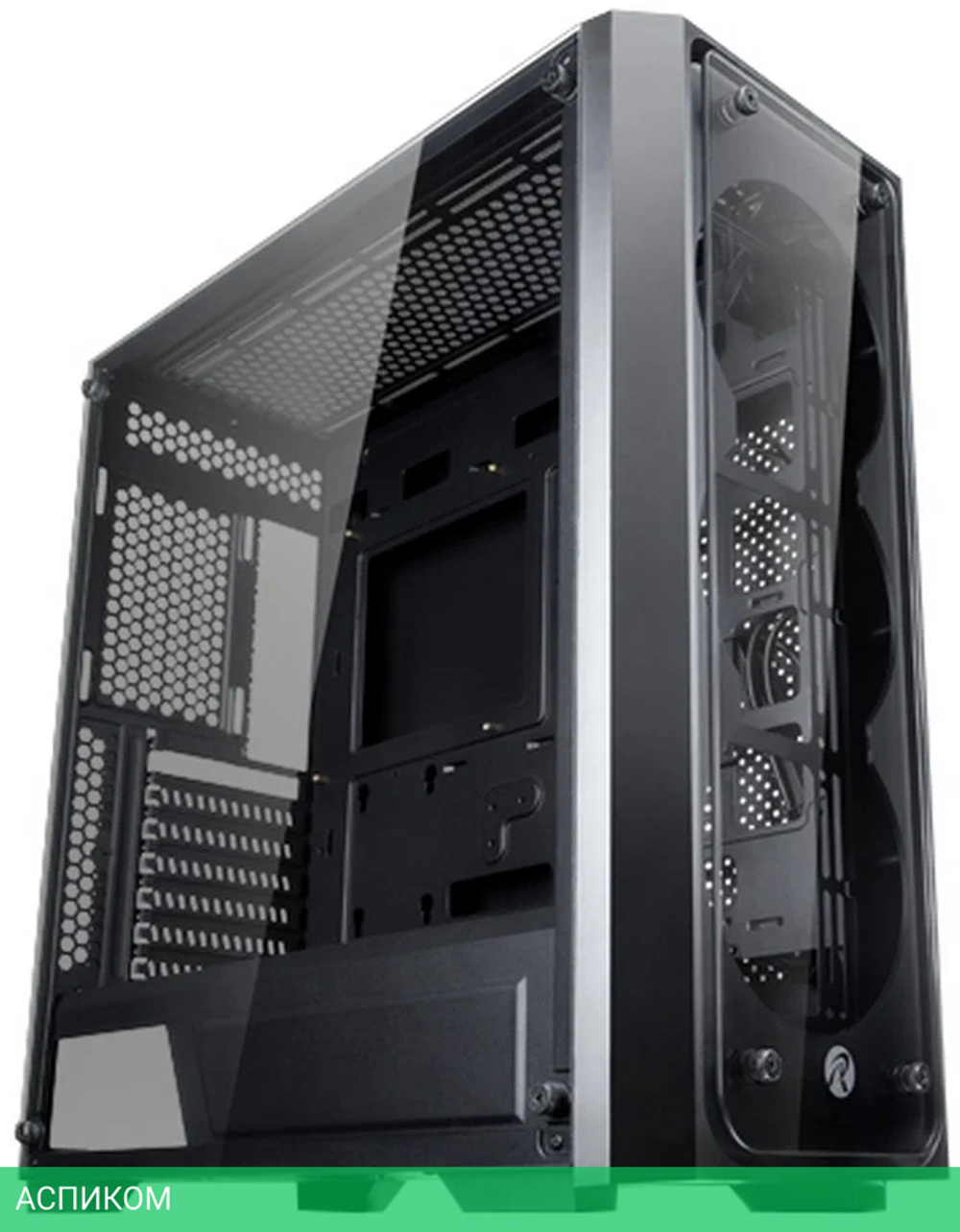 Корпус Raijintek Ponos TG без БП Black (0R20B00153)