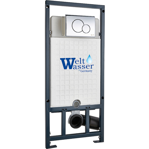 Инсталляция WeltWasser WW Marberg 507 RD CR 10000008208 для унитаза с клавишей смыва Хром