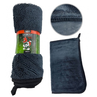 Салфетка микрофибра "Li-Sa" ( 1шт) 40х60см 48880 (LS0111) для сушки и полировки