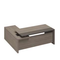 Стол руководителя с брифинг-приставкой боковой правый РС 126 ДЧ/ЛС