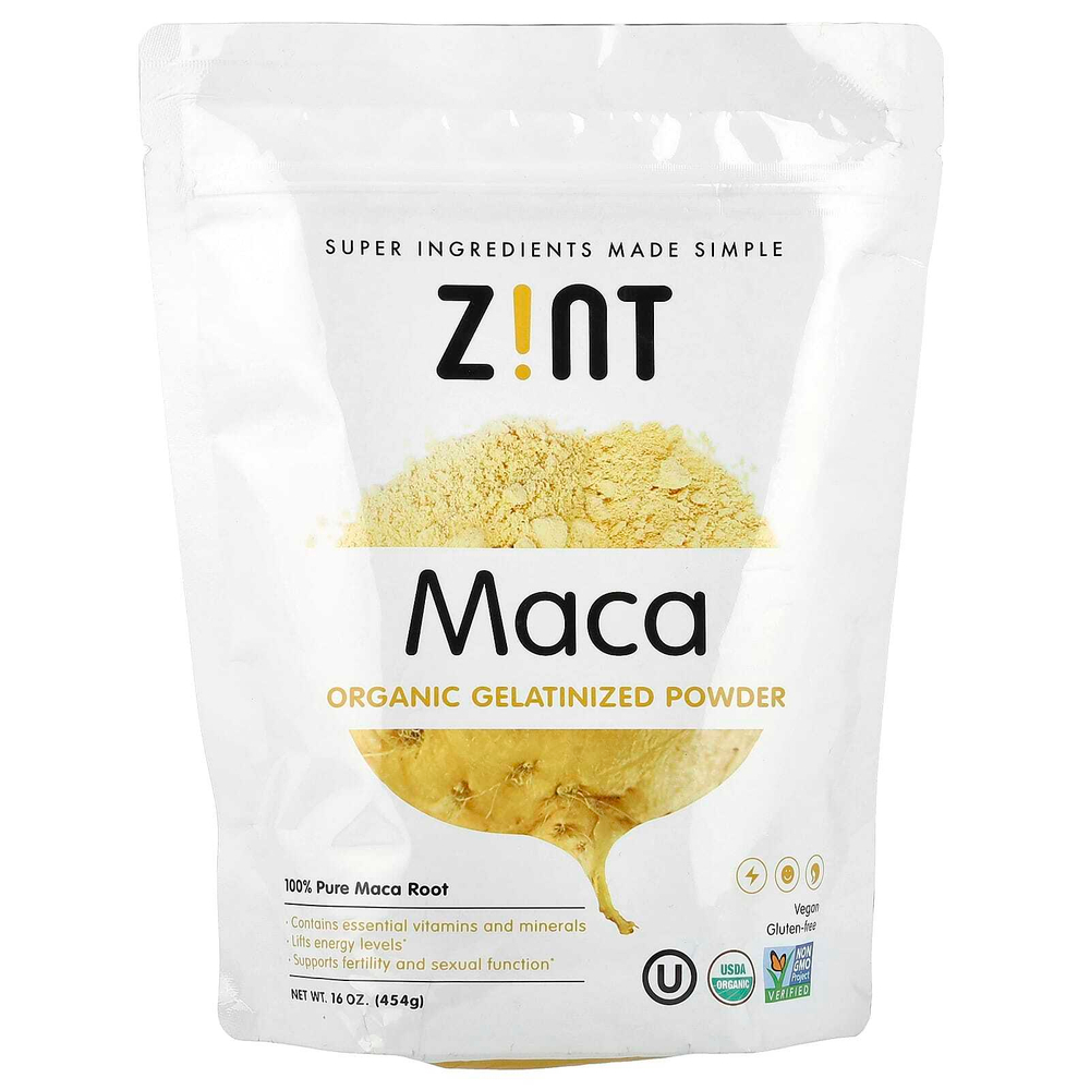 Zint, Органический желатинизированный порошок мака, 16 унций (454 г)