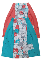 10021 Шапка детская "Кошка" кулирка (50-52)