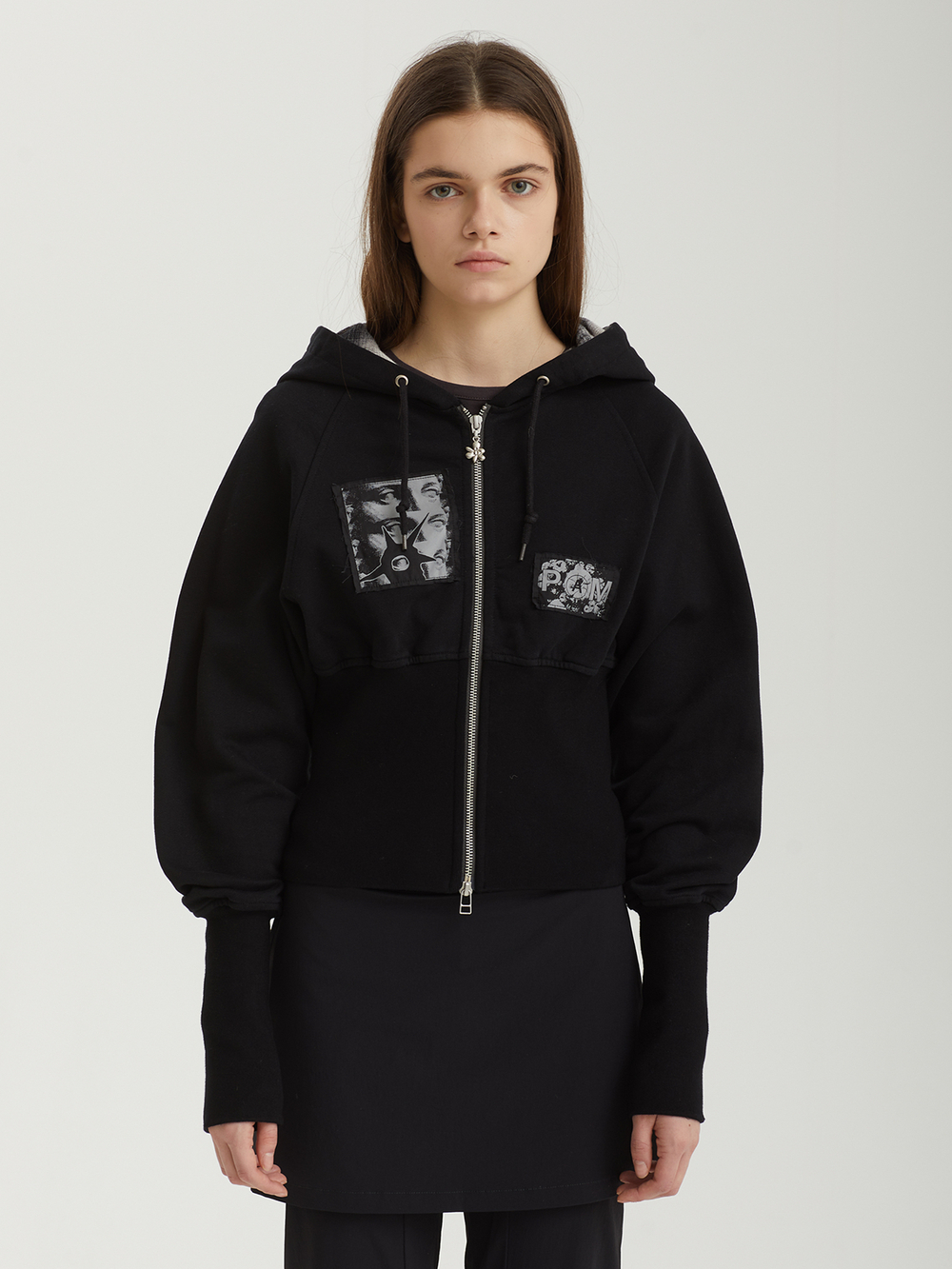 Женская Толстовка Message Board Zip Thru