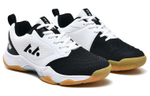 LEFUS Low top Badminton Shoes Unisex White Black