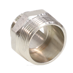 Ниппель латунь никель переходной Ду 40х20 (1 1/2"х3/4") НР VALFEX VF.580.N.112.034