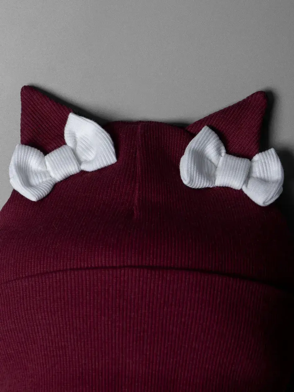 Шапка детская осенняя с ушками