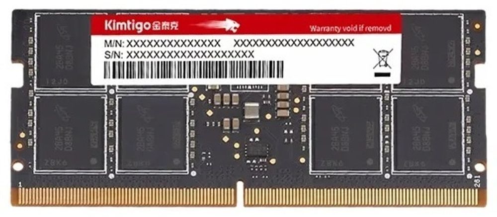Оперативная память Kimtigo KMLS 8GB 4800 8 Гб