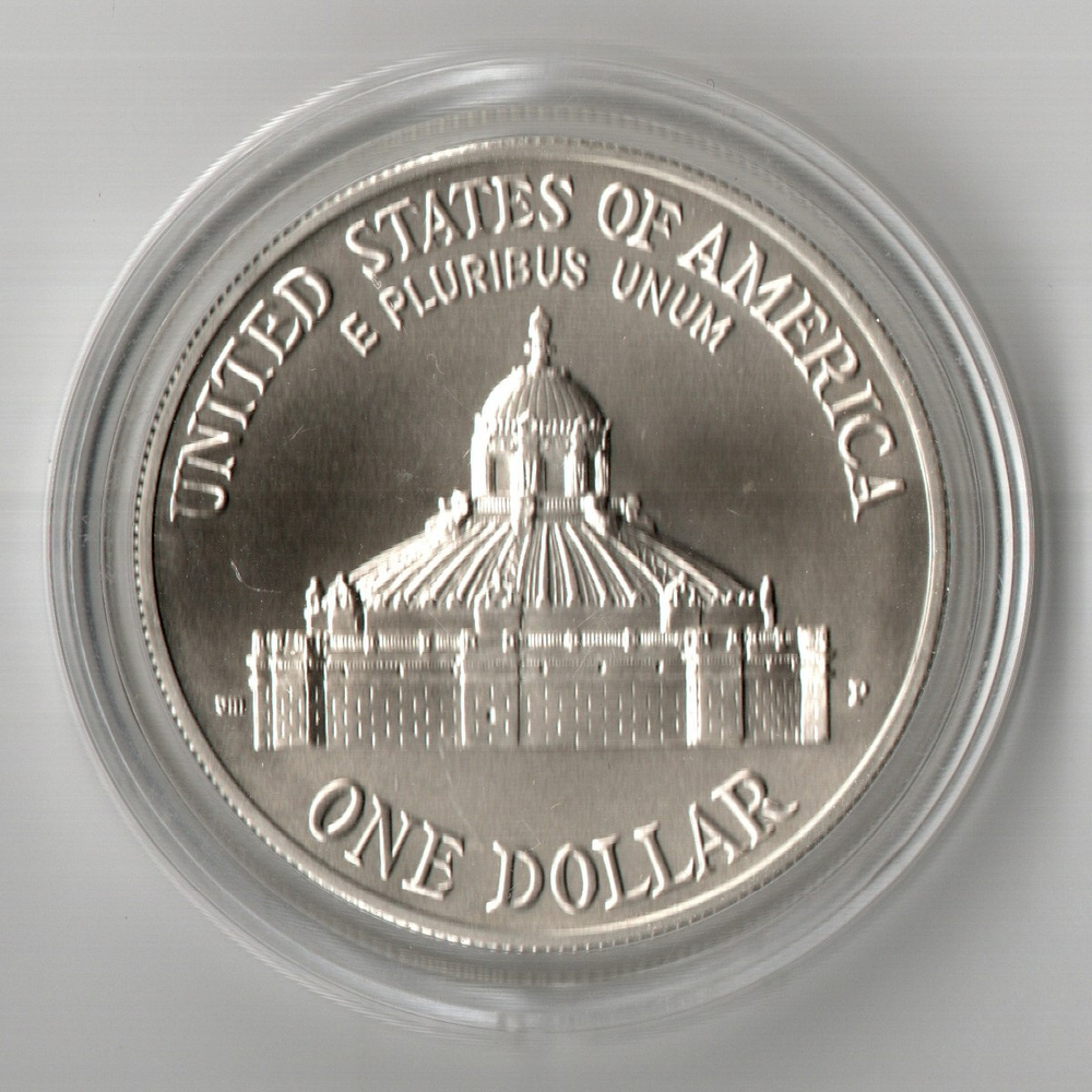1 доллар 200 лет библиотеке Конгресса 2000 г. UNC