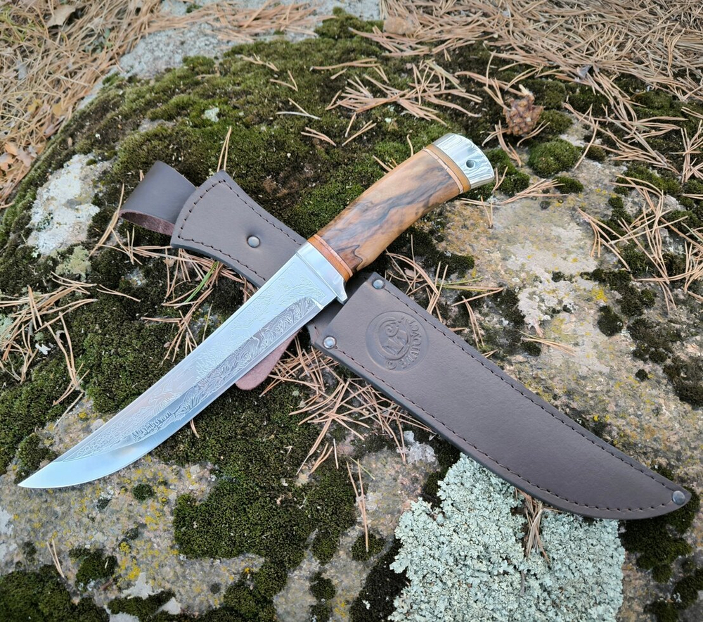 Нож НС-13А Лис (ЭИ-107) алюминиевые вставки (Златоуст)