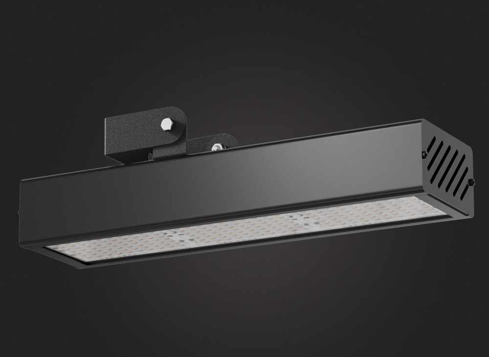 Светильник LED 60Вт 4000К 10200Лм IP67 355х94х100мм Awax II U1 GL DARKLUM