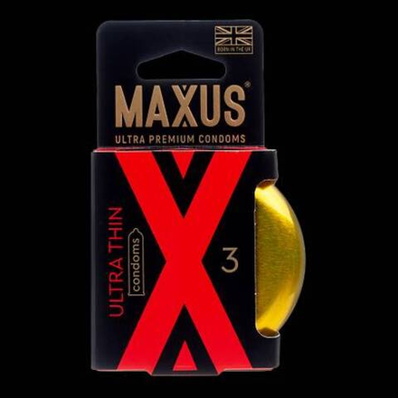 Презервативы Maxus Ultra Thin, 3 шт.
