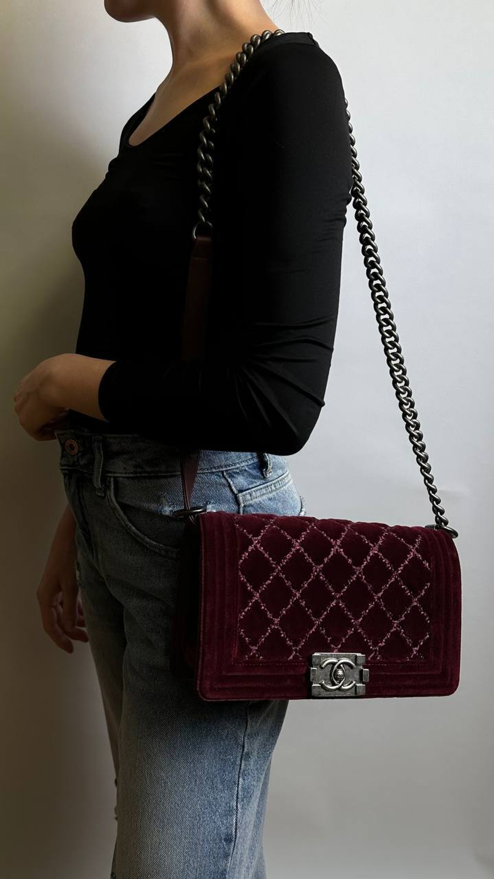 Сумка Chanel Boy Velvet