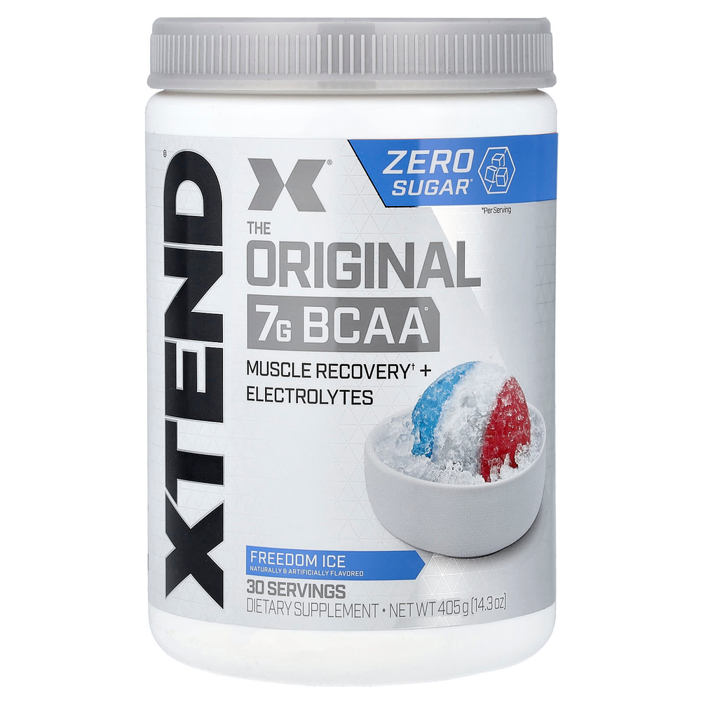 XTEND, 7 г аминокислот с разветвленной цепью (BCAA), Freedom Ice, 405 г (14,3 унции)