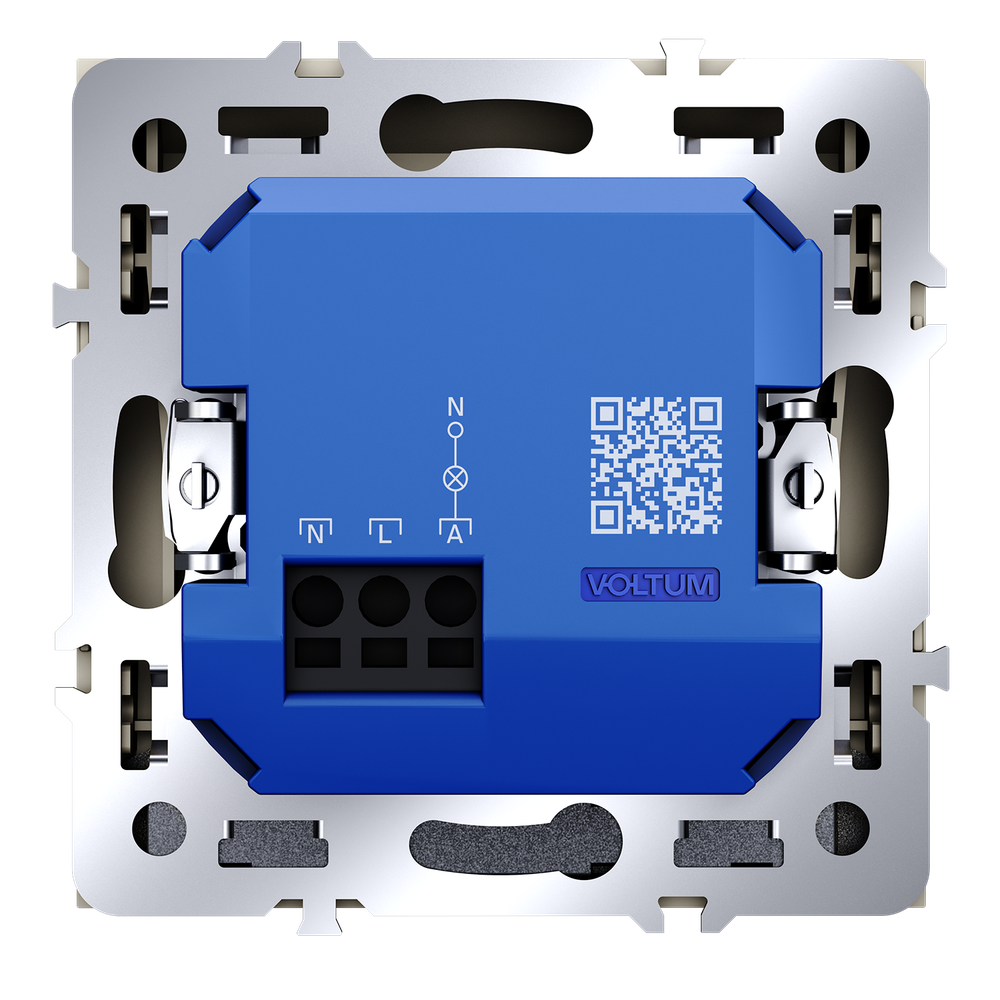 Выключатель встраиваемый VOLTUM S70 карточный 16А, (кашемир)
