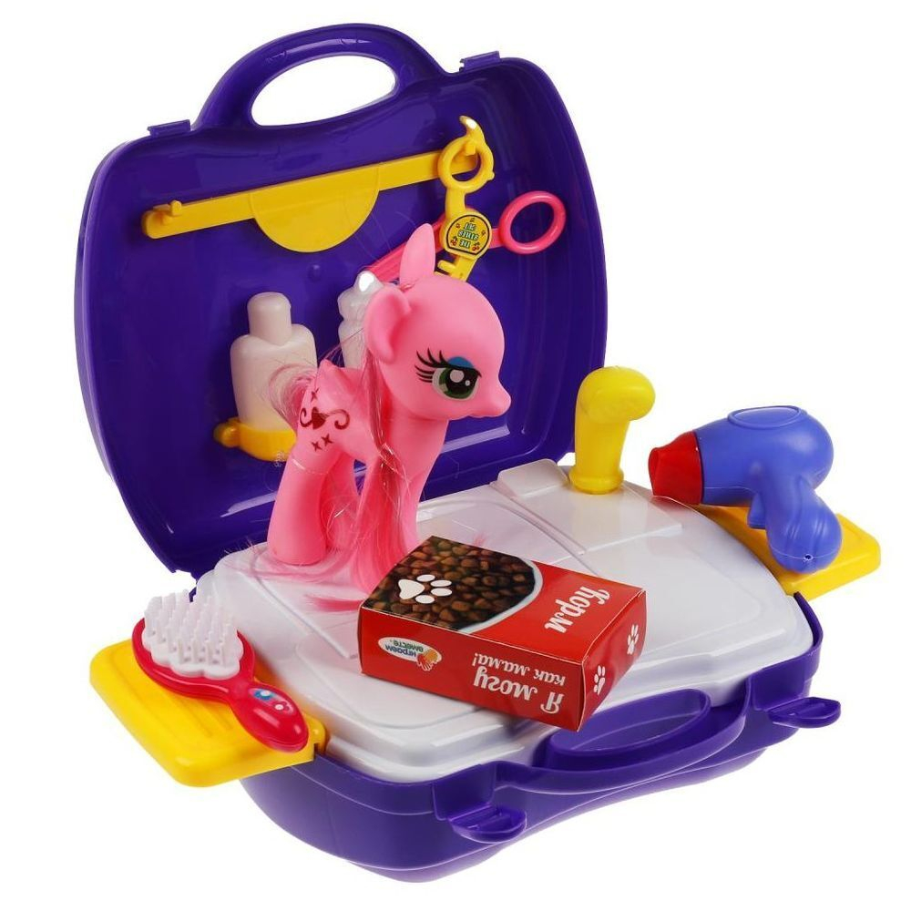 Набор стилиста Играем вместе, 24х19х3.5 см, для животных в чемодане, пластик, B2009160-R2