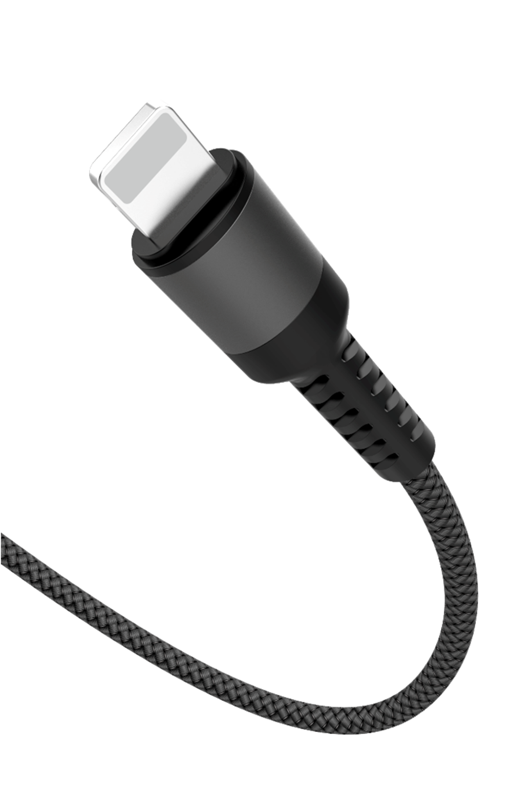 Кабель USB - Lightning DENMEN D39L 3.6A (черный) 1м