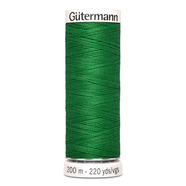 Нитки универсальные Gutermann Sew-all 100 (200 метров), 5 кат. | 396 ярко-зеленый