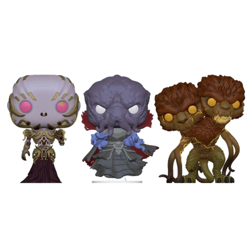 Набор фигурок Funko POP! Games D&D Vecna/Mind Flayer/Demogorgon (Exc)