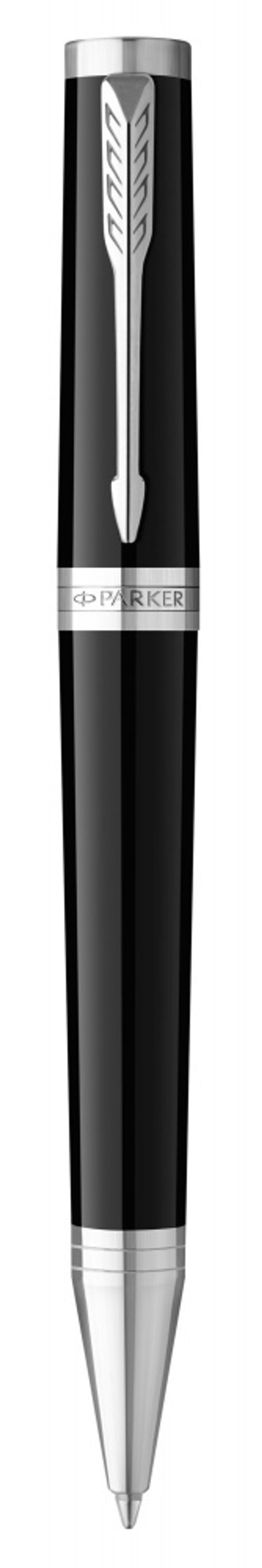 Шариковая ручка Parker "Ingenuity Black CT" стержень:M, цвет чернил: black, в подарочной упаковке.