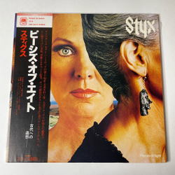 Винтажная виниловая пластинка LP Styx Pieces Of Eight (Japan 1978) (Obi) Sing For The Day