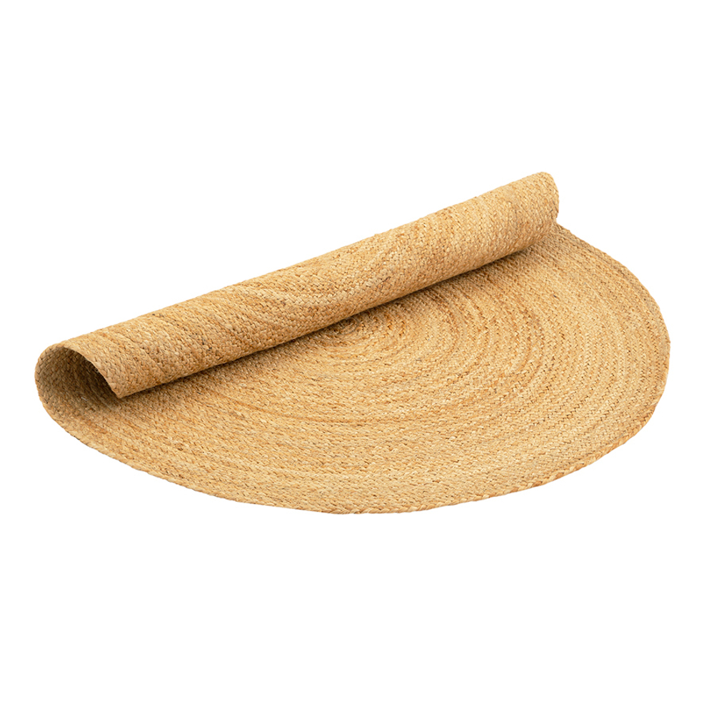 Ковер из джута круглый базовый из коллекции ethnic, 120см