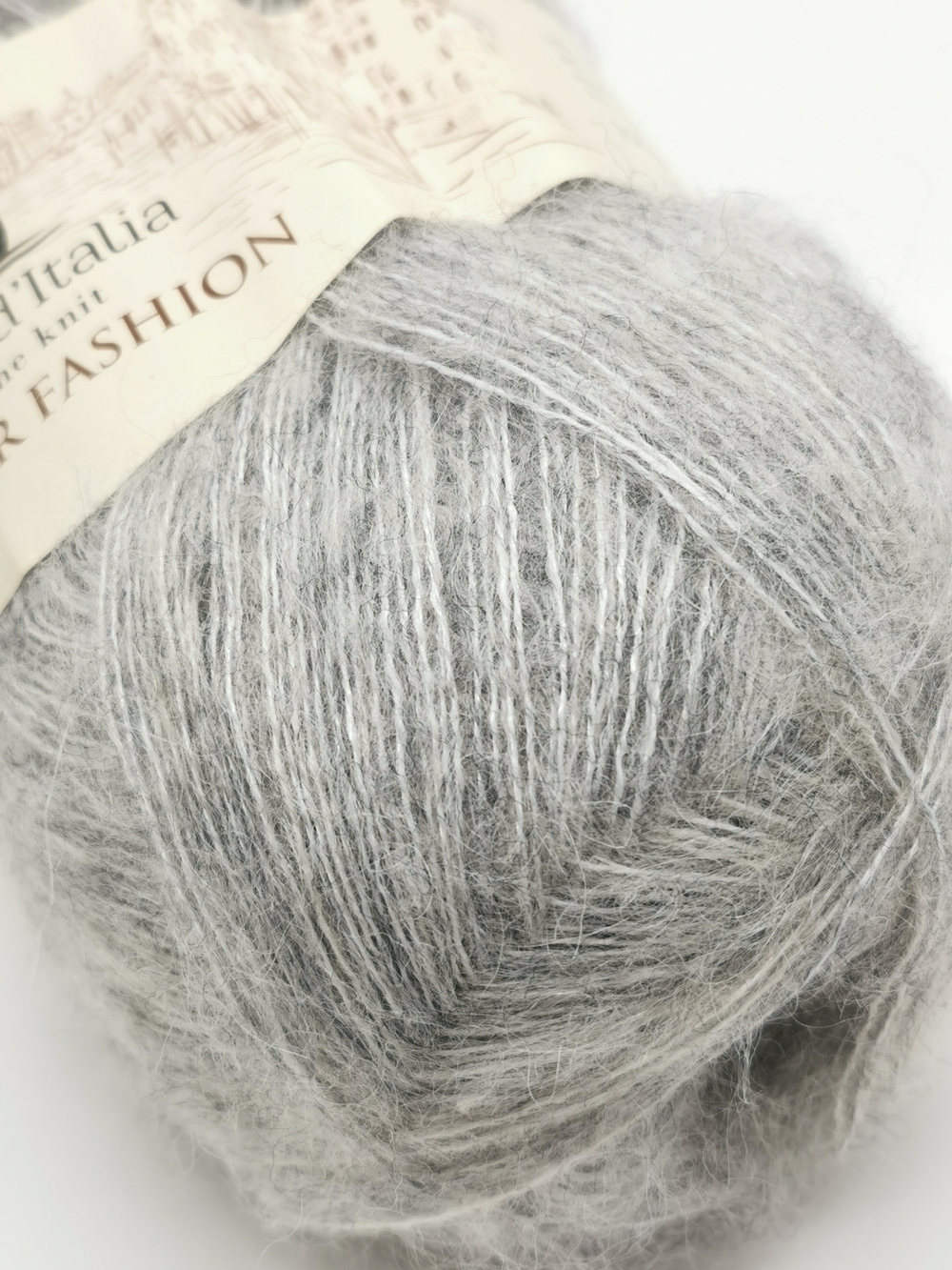 Пряжа для вязания Mohair Fashion 03 св.серый