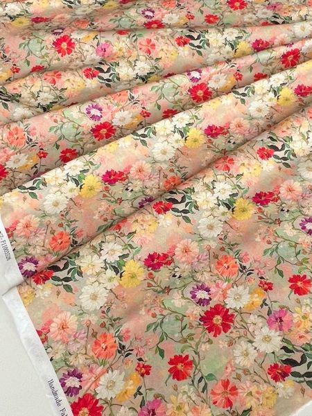 БЕЛО-МАЛИНОВЫЙ БУКЕТ - 100% ХЛОПОК 7