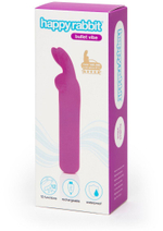 Лиловая вибропуля с ушками Rechargeable Rabbit Ears Bullet Vibrator (Цвет: фиолетовый)