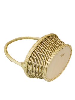 Корзинка овальная подарочная, арт. NO320GRW, 32х22х11 см, высота с ручкой 30 см