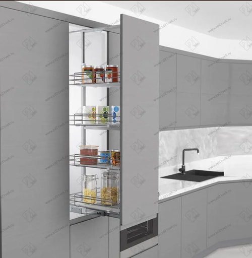 S-1506-C Шкаф-колонна в базу 550 мм, Starax, 2-х ярусная, (480х510х600-800 мм)