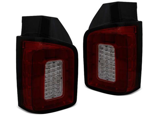 Задние фонари RED SMOKE LED BAR для Volkswagen T6 Transporter